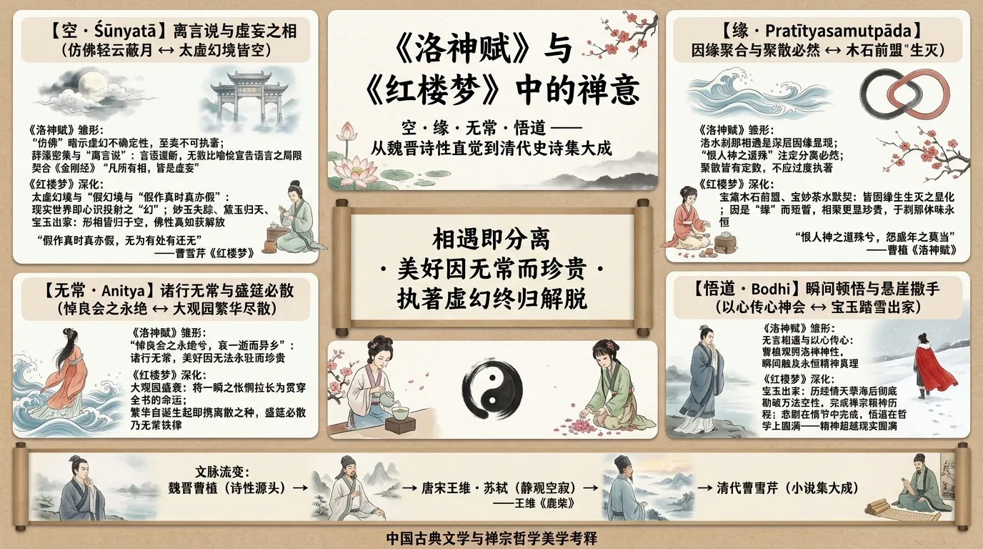 《洛神赋》与《红楼梦》中的禅意